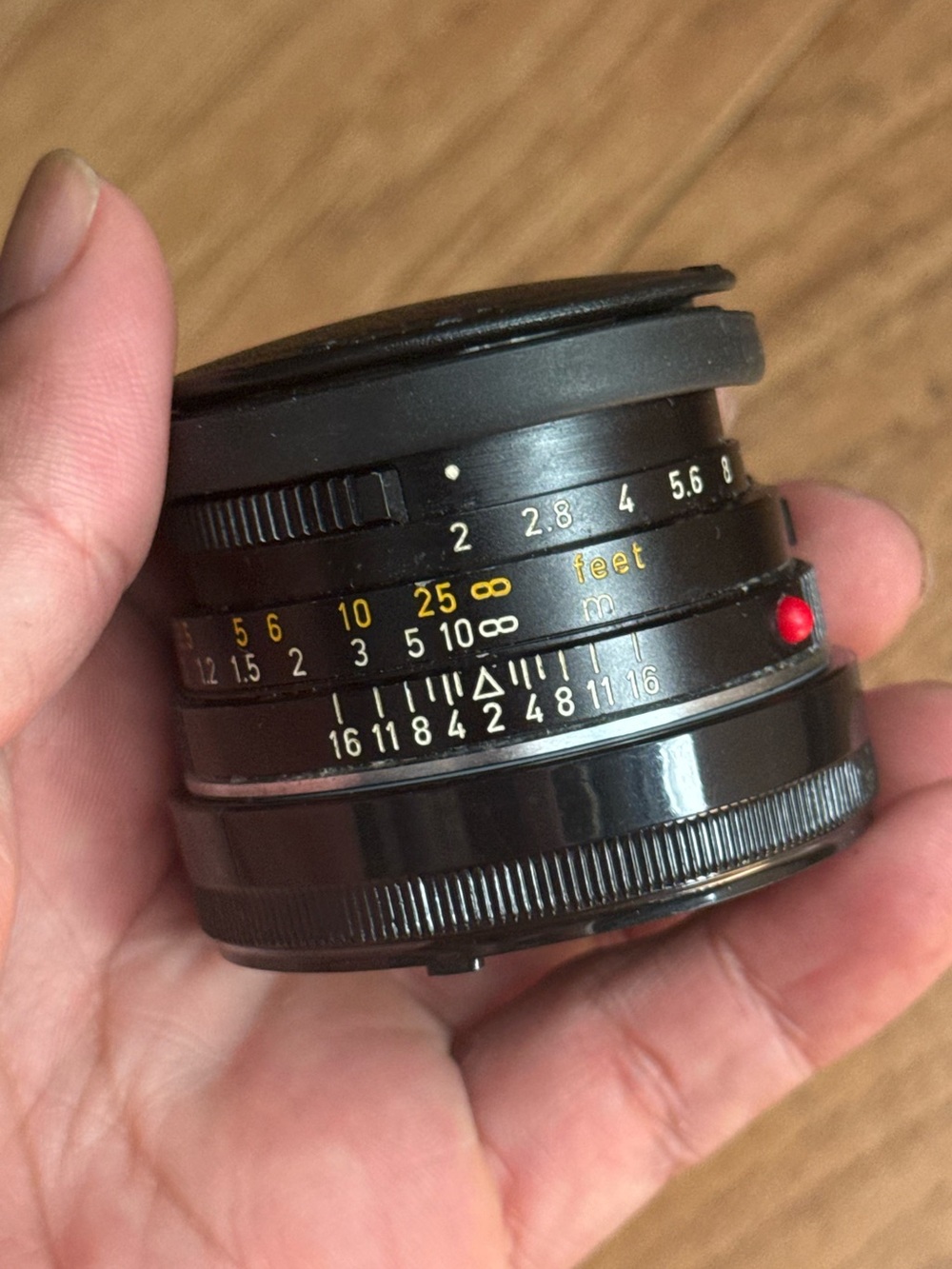 Leica CL 40mm F 2 Film leitz vintage Black Camera Lens - Compact Prime Lens